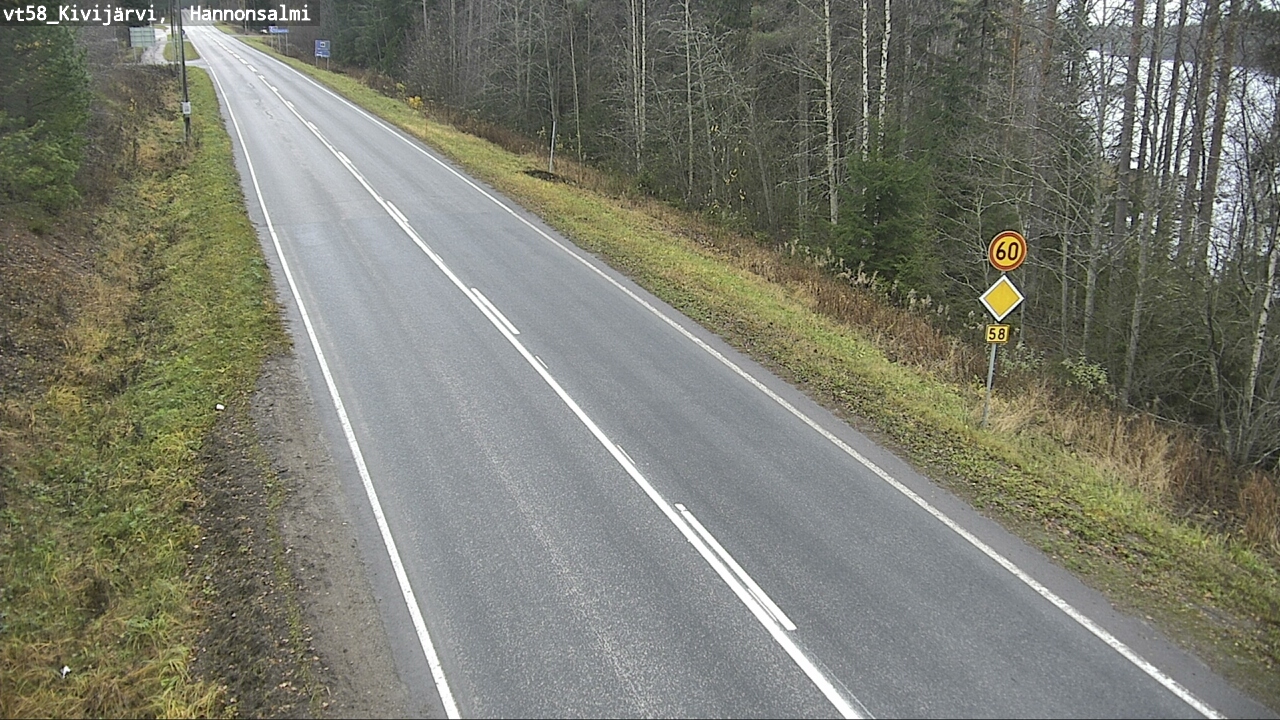 Kelikamerat Kuva Tie 58 Kivijärvi, Hannonsalmi, Kivijärvi, Keski-Suomi