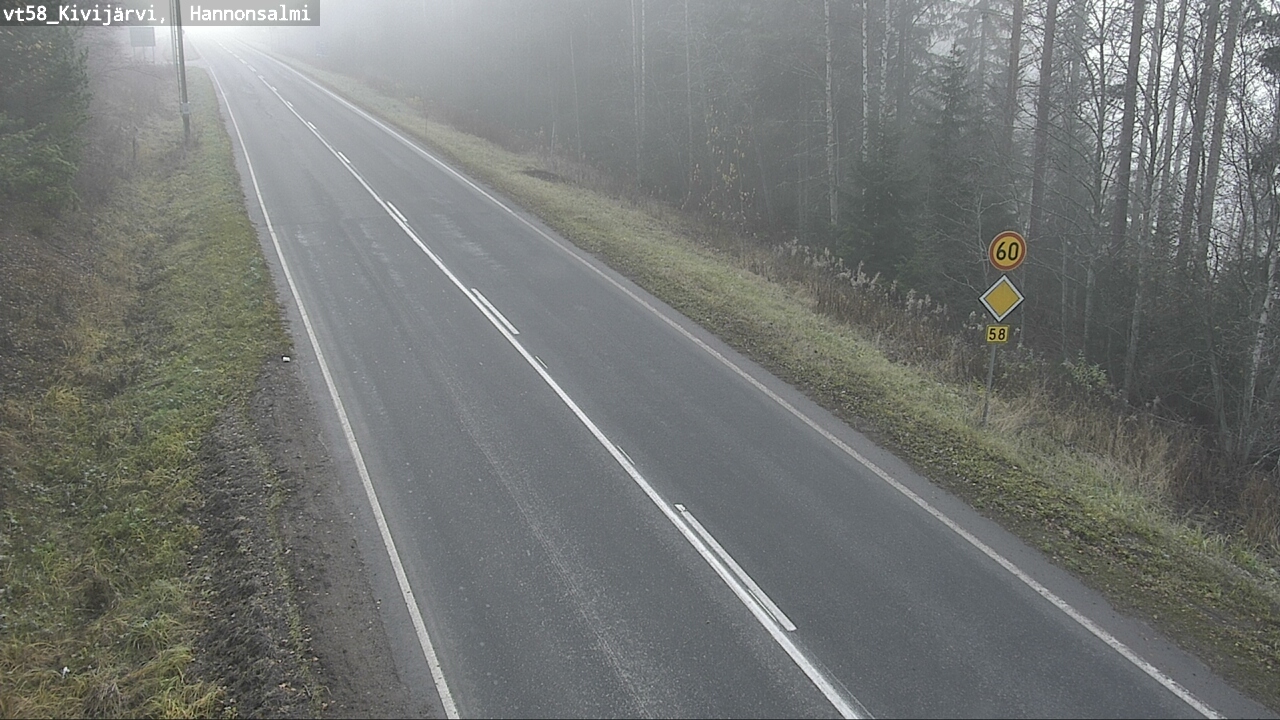 Kelikamerat Kuva Tie 58 Kivijärvi, Hannonsalmi, Kivijärvi, Keski-Suomi
