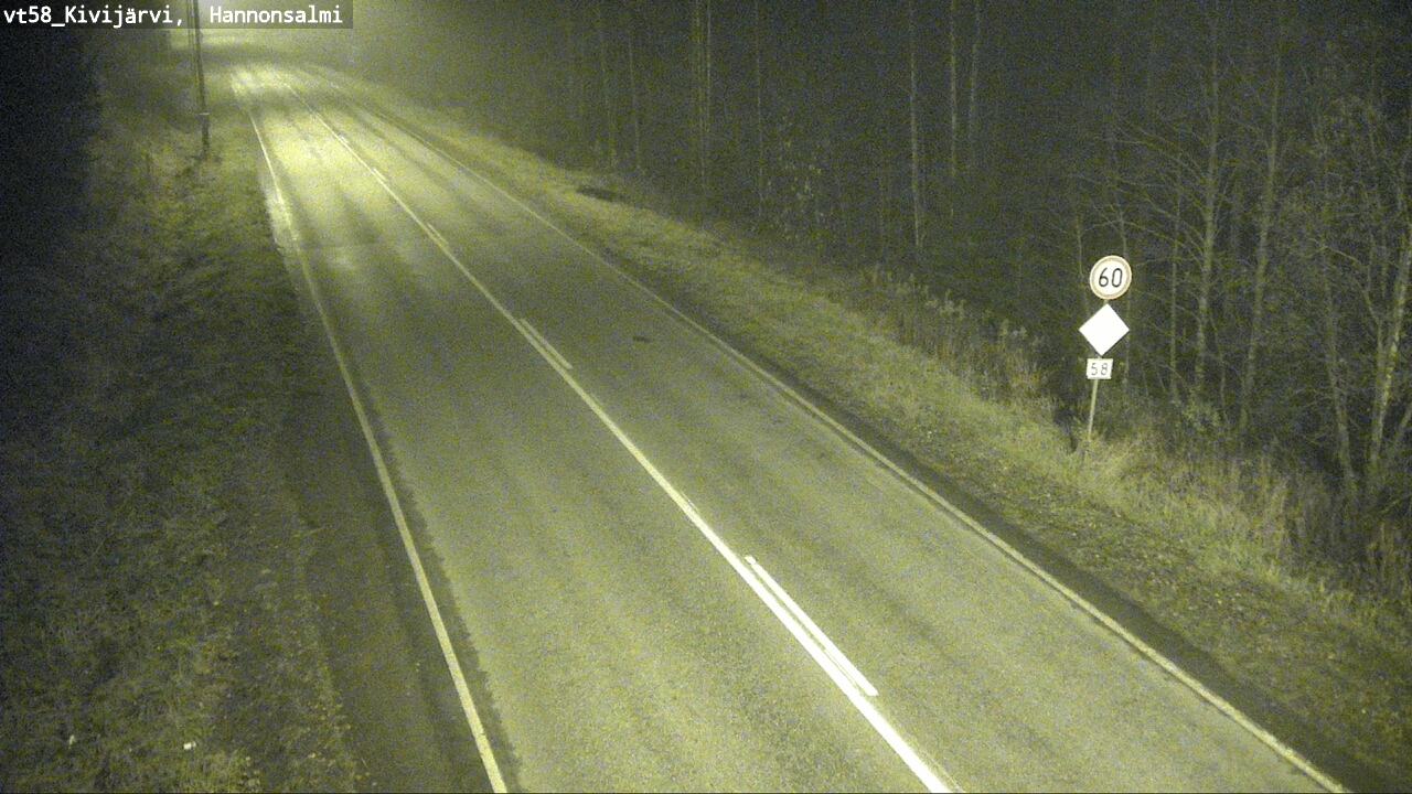 Kelikamerat Kuva Tie 58 Kivijärvi, Hannonsalmi, Kivijärvi, Keski-Suomi