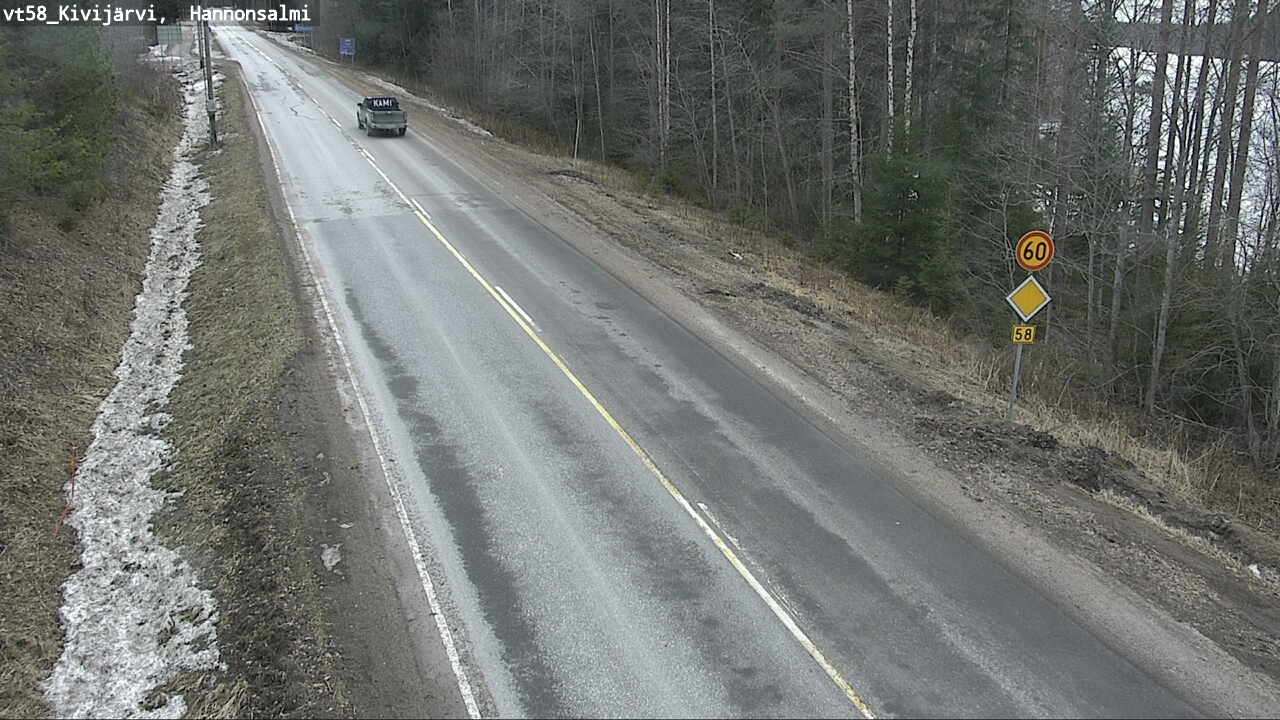 Kelikamerat Kuva Tie 58 Kivijärvi, Hannonsalmi, Kivijärvi, Keski-Suomi