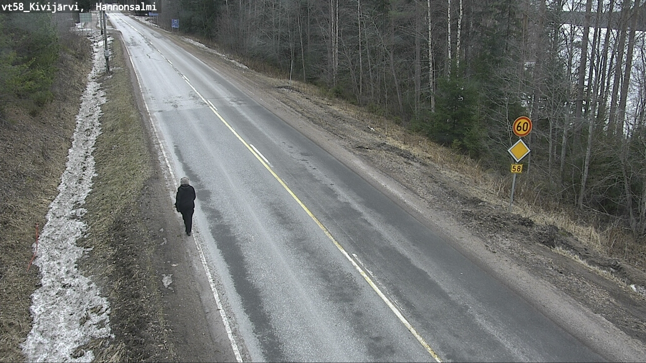 Kelikamerat Kuva Tie 58 Kivijärvi, Hannonsalmi, Kivijärvi, Keski-Suomi