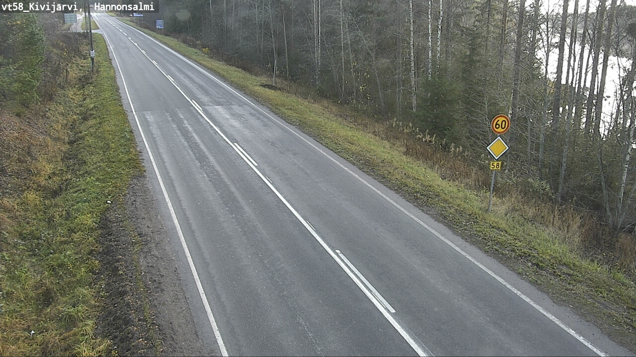 Kelikamerat Kuva Tie 58 Kivijärvi, Hannonsalmi, Kivijärvi, Keski-Suomi