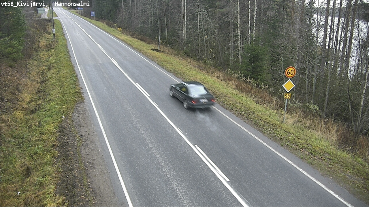 Kelikamerat Kuva Tie 58 Kivijärvi, Hannonsalmi, Kivijärvi, Keski-Suomi