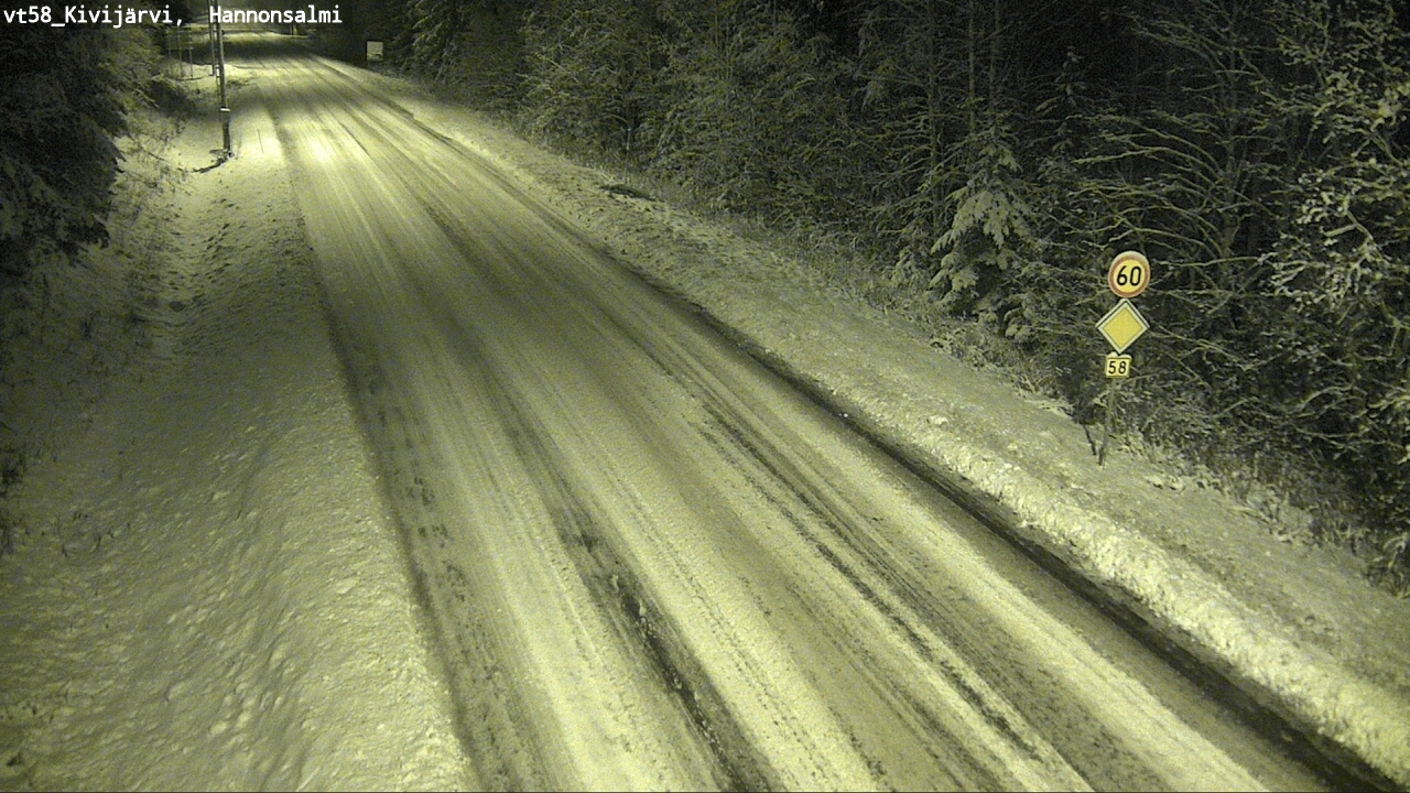 Kelikamerat Kuva Tie 58 Kivijärvi, Hannonsalmi, Kivijärvi, Keski-Suomi
