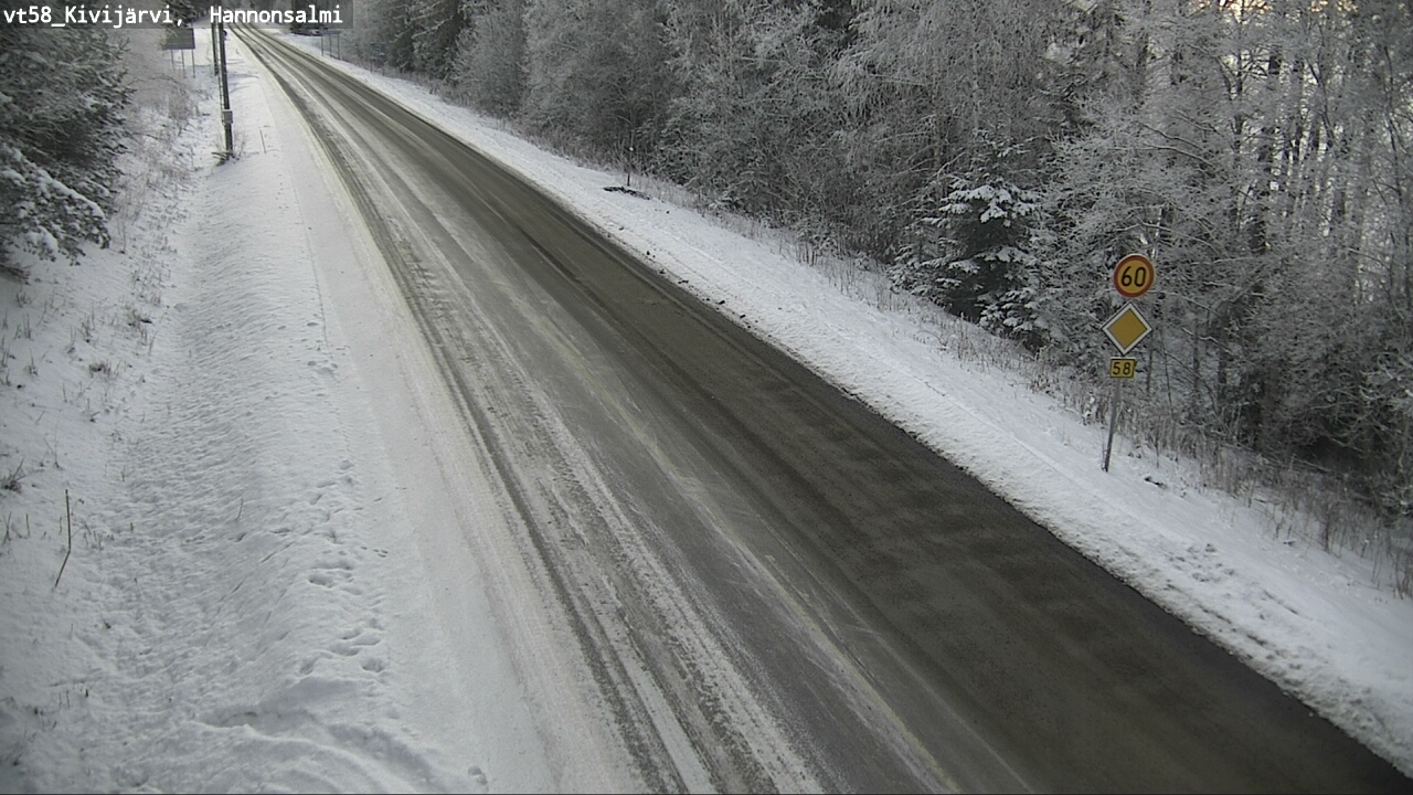 Kelikamerat Kuva Tie 58 Kivijärvi, Hannonsalmi, Kivijärvi, Keski-Suomi