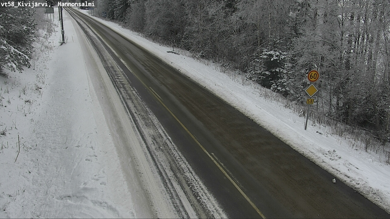Kelikamerat Kuva Tie 58 Kivijärvi, Hannonsalmi, Kivijärvi, Keski-Suomi