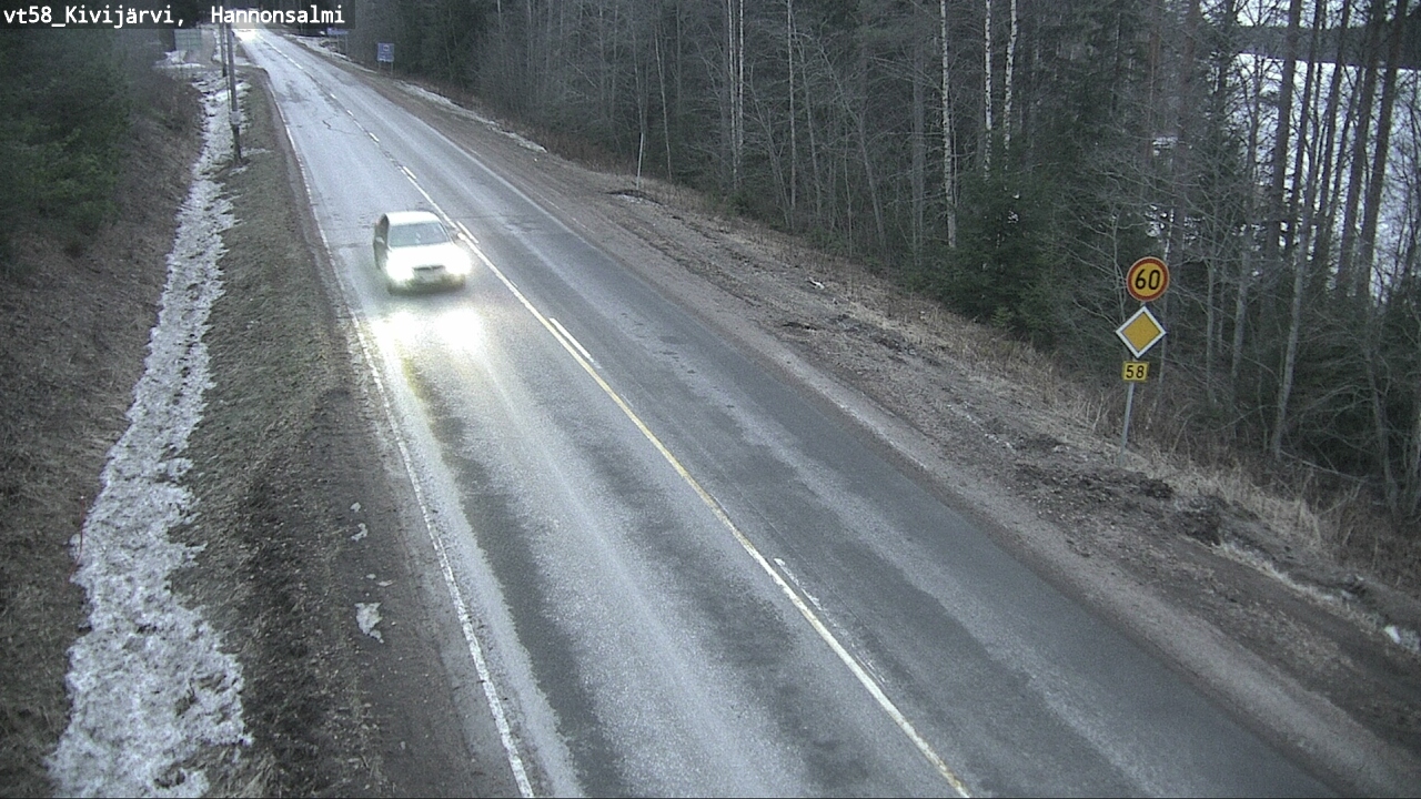 Kelikamerat Kuva Tie 58 Kivijärvi, Hannonsalmi, Kivijärvi, Keski-Suomi