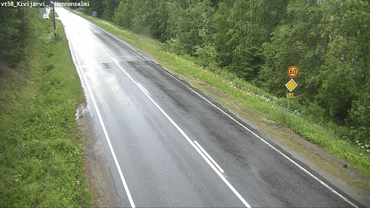Kelikamerat Kuva Tie 58 Kivijärvi, Hannonsalmi, Kivijärvi, Keski-Suomi