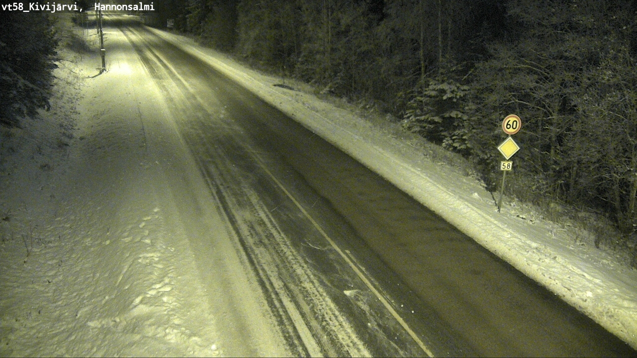 Kelikamerat Kuva Tie 58 Kivijärvi, Hannonsalmi, Kivijärvi, Keski-Suomi