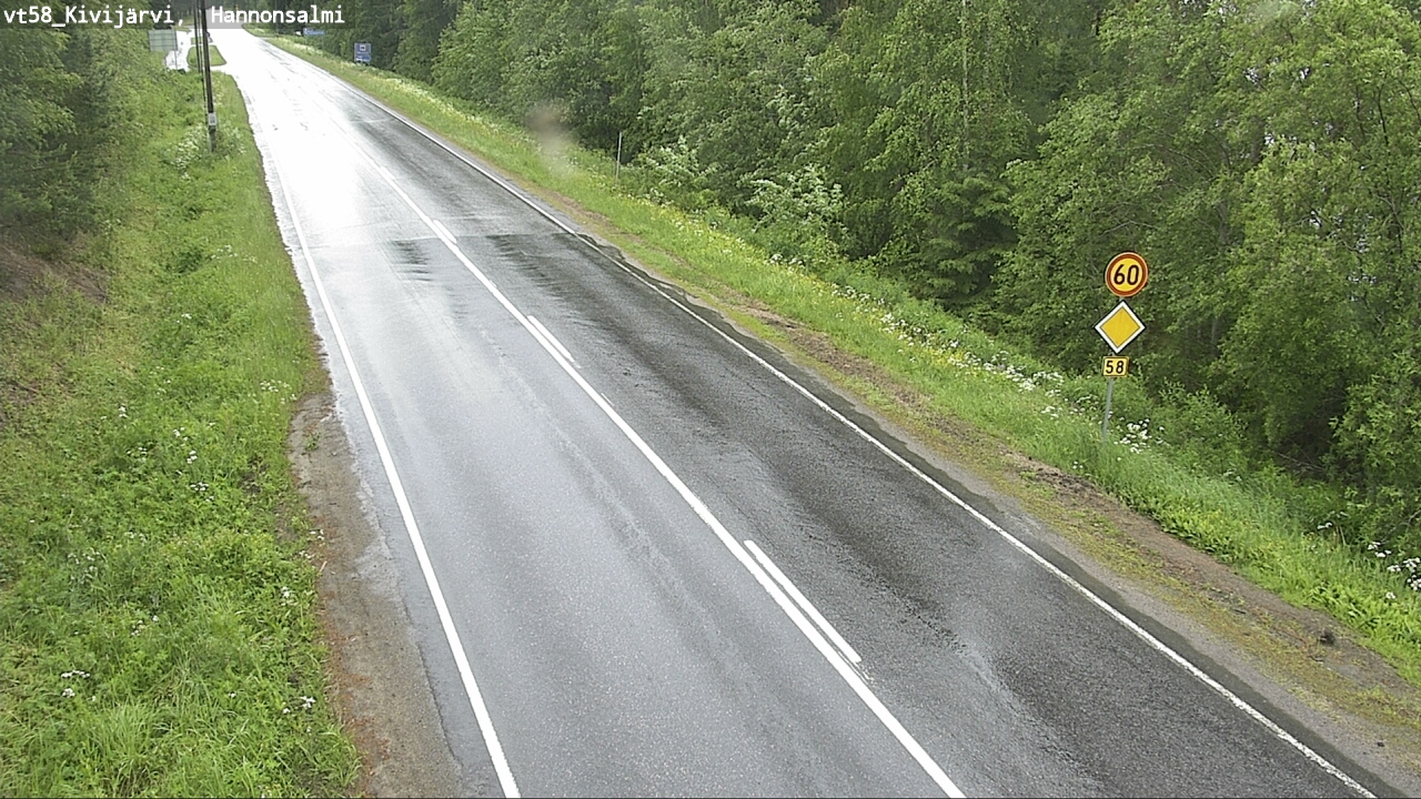 Kelikamerat Kuva Tie 58 Kivijärvi, Hannonsalmi, Kivijärvi, Keski-Suomi
