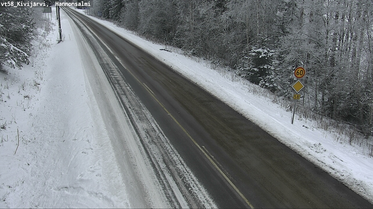 Kelikamerat Kuva Tie 58 Kivijärvi, Hannonsalmi, Kivijärvi, Keski-Suomi