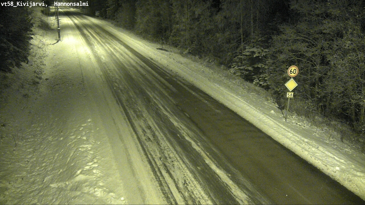 Kelikamerat Kuva Tie 58 Kivijärvi, Hannonsalmi, Kivijärvi, Keski-Suomi
