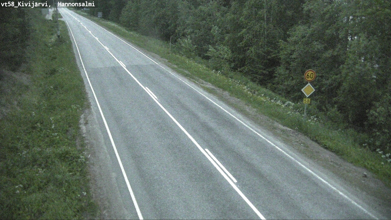 Kelikamerat Kuva Tie 58 Kivijärvi, Hannonsalmi, Kivijärvi, Keski-Suomi