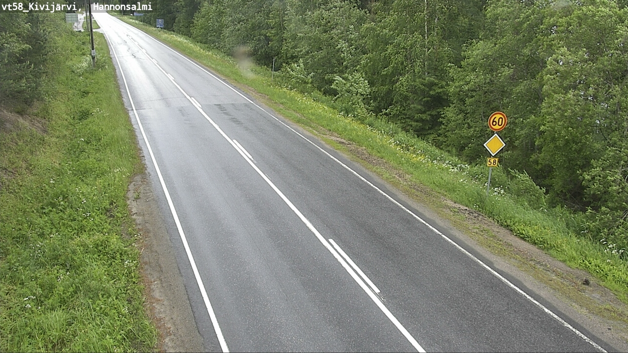 Kelikamerat Kuva Tie 58 Kivijärvi, Hannonsalmi, Kivijärvi, Keski-Suomi