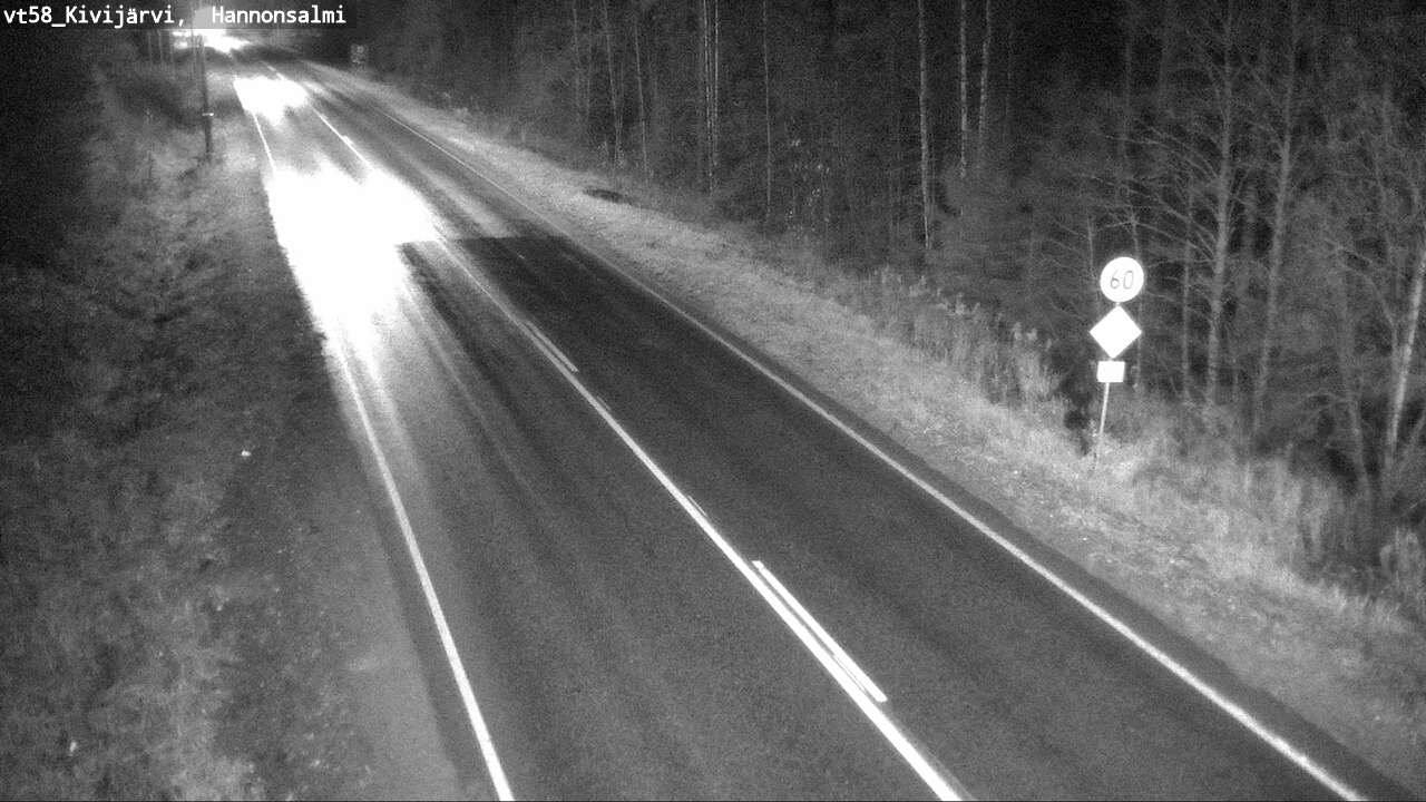 Kelikamerat Kuva Tie 58 Kivijärvi, Hannonsalmi, Kivijärvi, Keski-Suomi