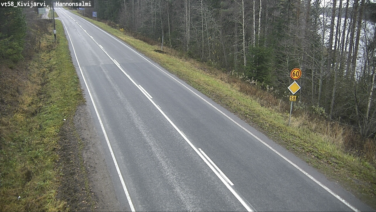 Kelikamerat Kuva Tie 58 Kivijärvi, Hannonsalmi, Kivijärvi, Keski-Suomi