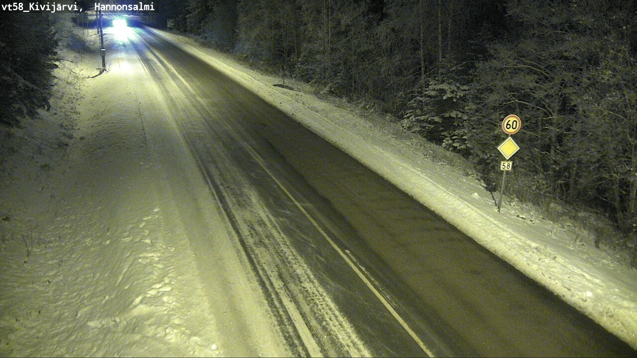 Kelikamerat Kuva Tie 58 Kivijärvi, Hannonsalmi, Kivijärvi, Keski-Suomi