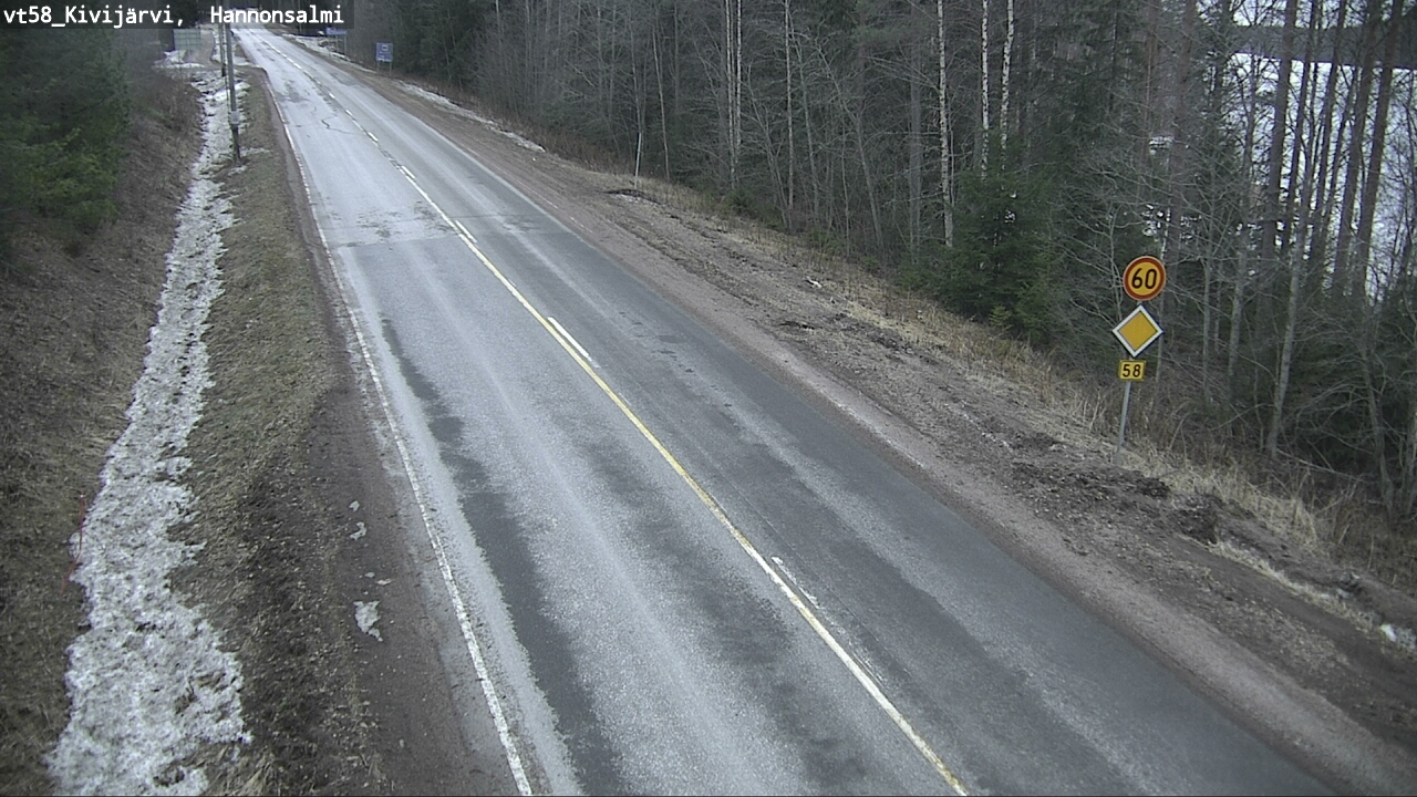 Kelikamerat Kuva Tie 58 Kivijärvi, Hannonsalmi, Kivijärvi, Keski-Suomi