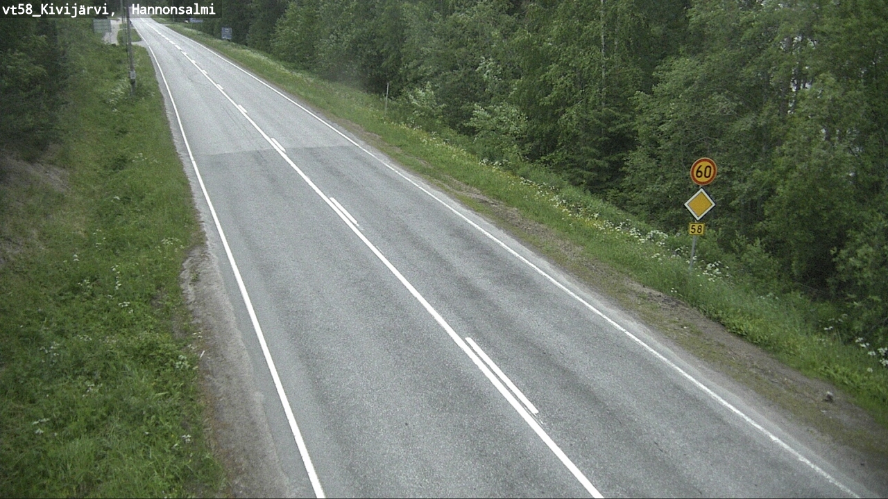 Kelikamerat Kuva Tie 58 Kivijärvi, Hannonsalmi, Kivijärvi, Keski-Suomi