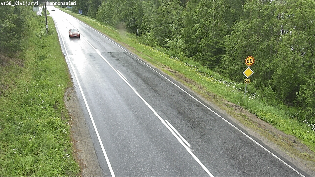 Kelikamerat Kuva Tie 58 Kivijärvi, Hannonsalmi, Kivijärvi, Keski-Suomi