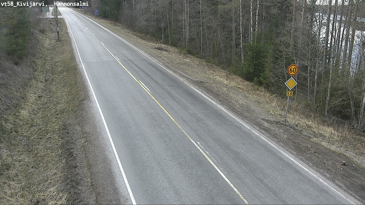 Kelikamerat Kuva Tie 58 Kivijärvi, Hannonsalmi, Kivijärvi, Keski-Suomi
