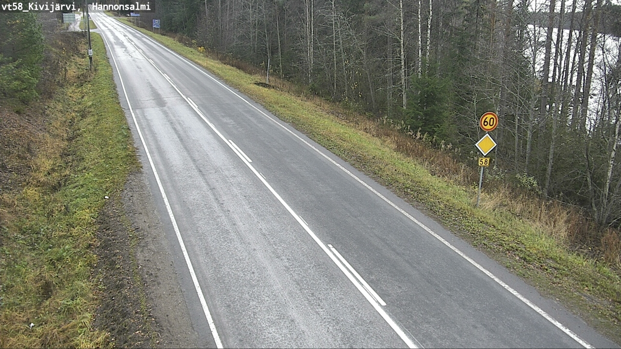 Kelikamerat Kuva Tie 58 Kivijärvi, Hannonsalmi, Kivijärvi, Keski-Suomi
