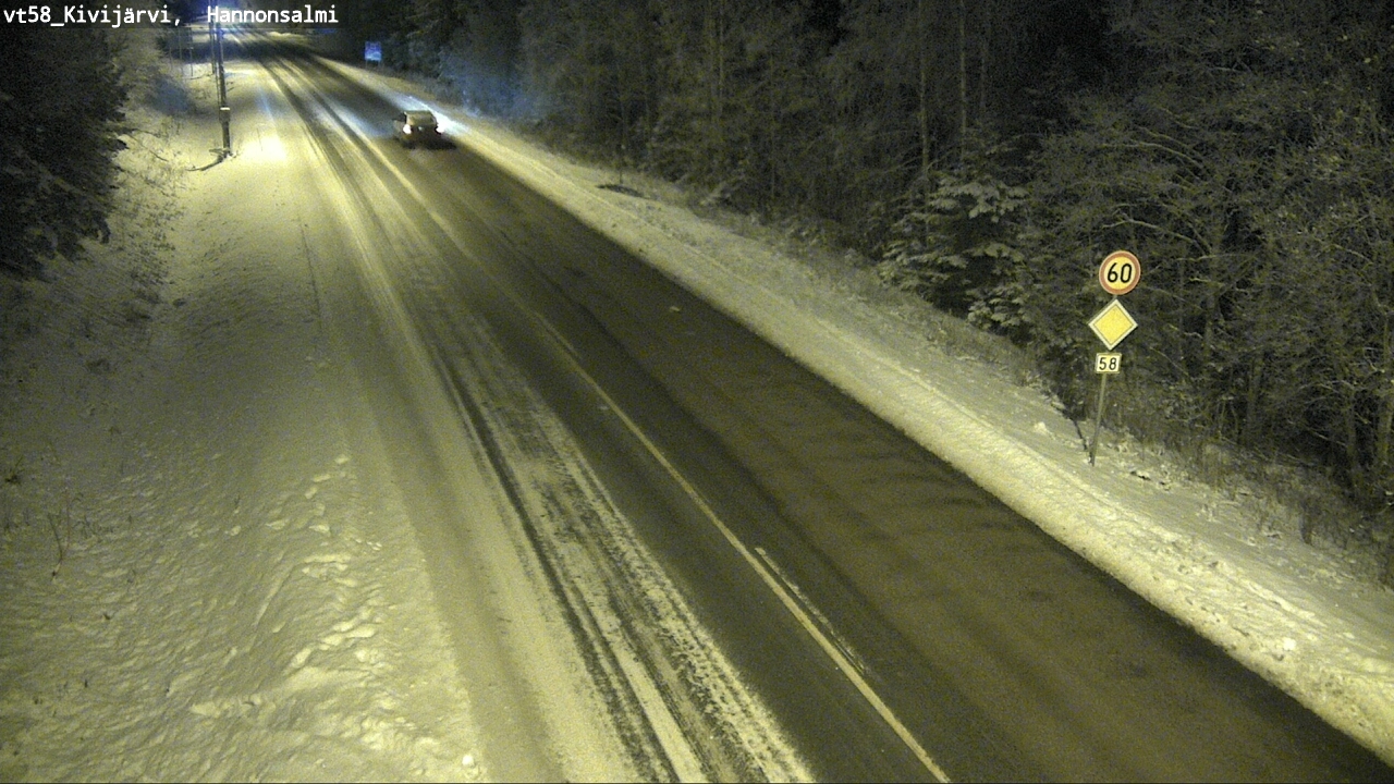 Kelikamerat Kuva Tie 58 Kivijärvi, Hannonsalmi, Kivijärvi, Keski-Suomi