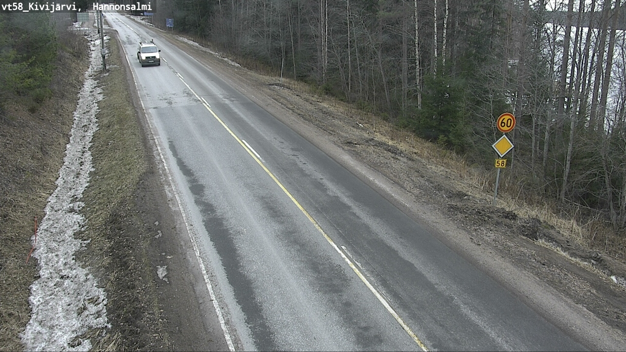 Kelikamerat Kuva Tie 58 Kivijärvi, Hannonsalmi, Kivijärvi, Keski-Suomi