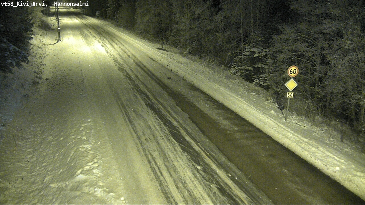 Kelikamerat Kuva Tie 58 Kivijärvi, Hannonsalmi, Kivijärvi, Keski-Suomi