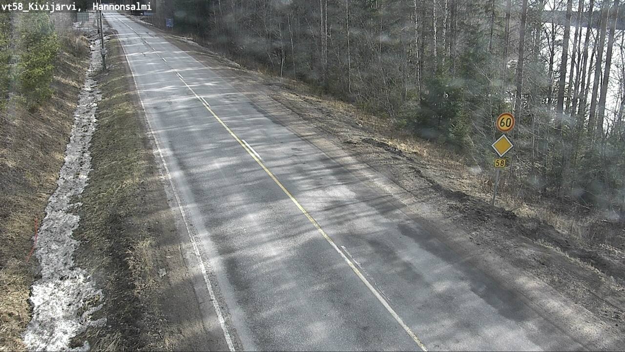 Kelikamerat Kuva Tie 58 Kivijärvi, Hannonsalmi, Kivijärvi, Keski-Suomi
