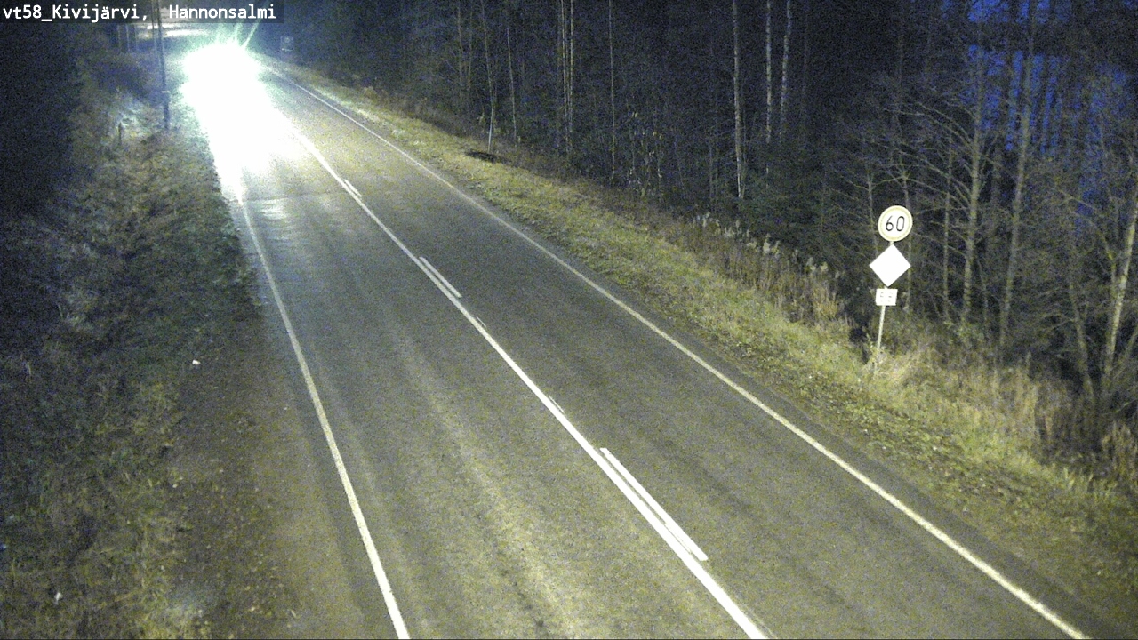 Kelikamerat Kuva Tie 58 Kivijärvi, Hannonsalmi, Kivijärvi, Keski-Suomi