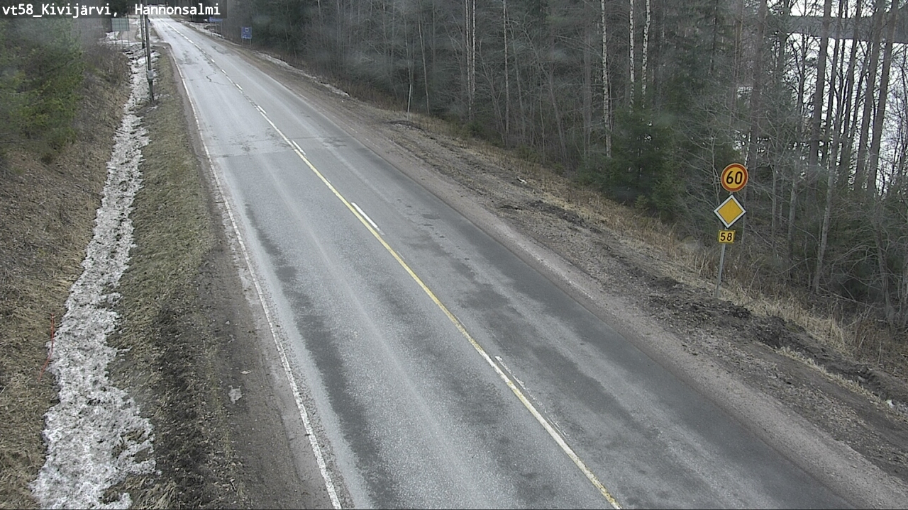 Kelikamerat Kuva Tie 58 Kivijärvi, Hannonsalmi, Kivijärvi, Keski-Suomi