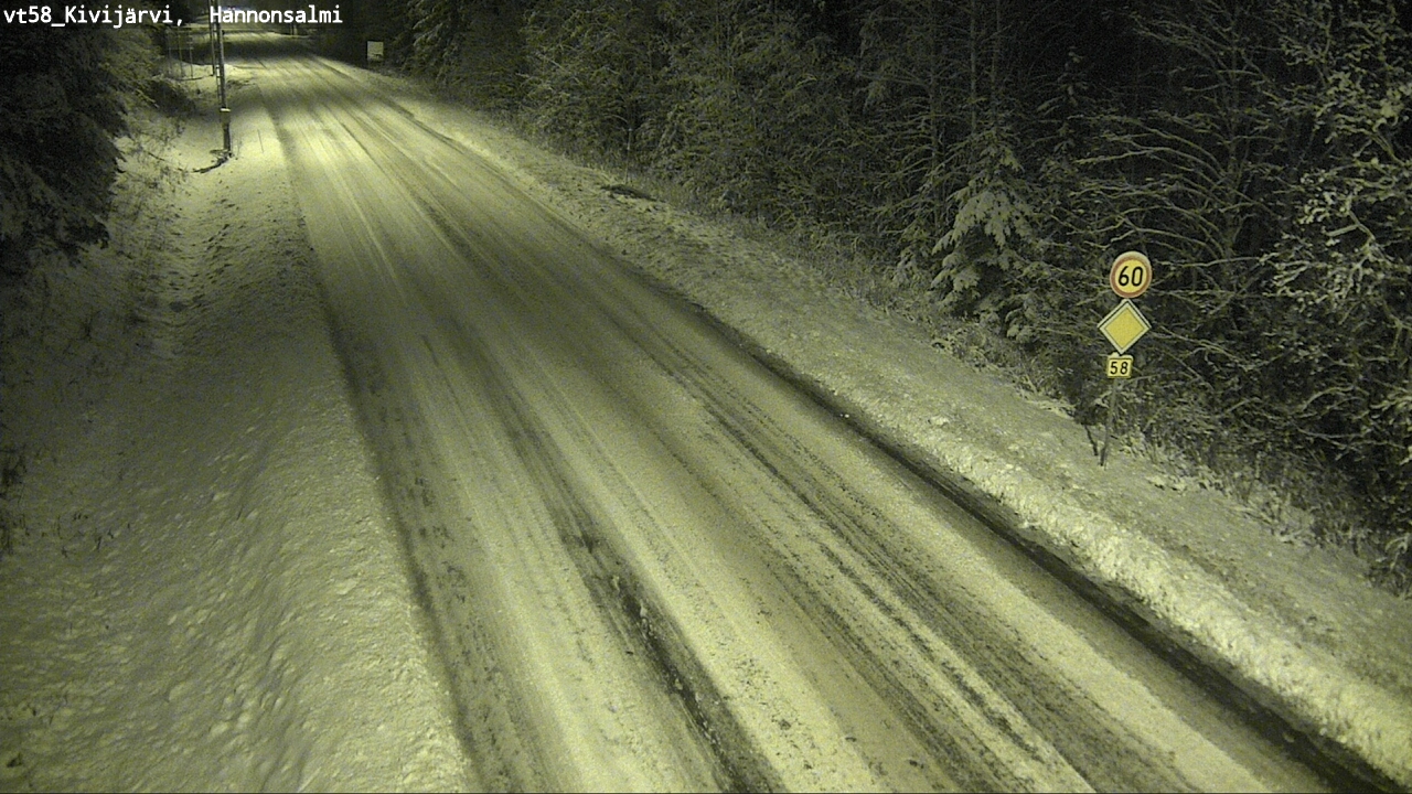 Kelikamerat Kuva Tie 58 Kivijärvi, Hannonsalmi, Kivijärvi, Keski-Suomi