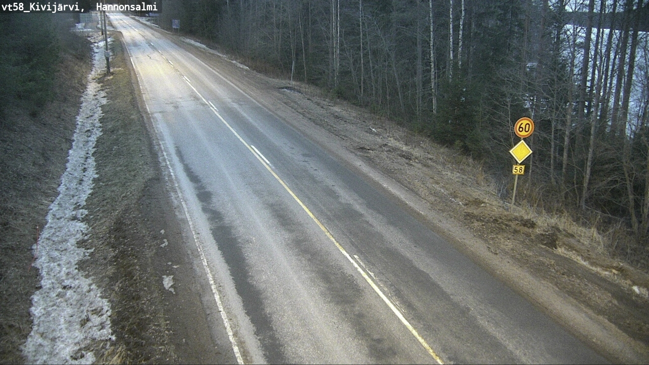 Kelikamerat Kuva Tie 58 Kivijärvi, Hannonsalmi, Kivijärvi, Keski-Suomi