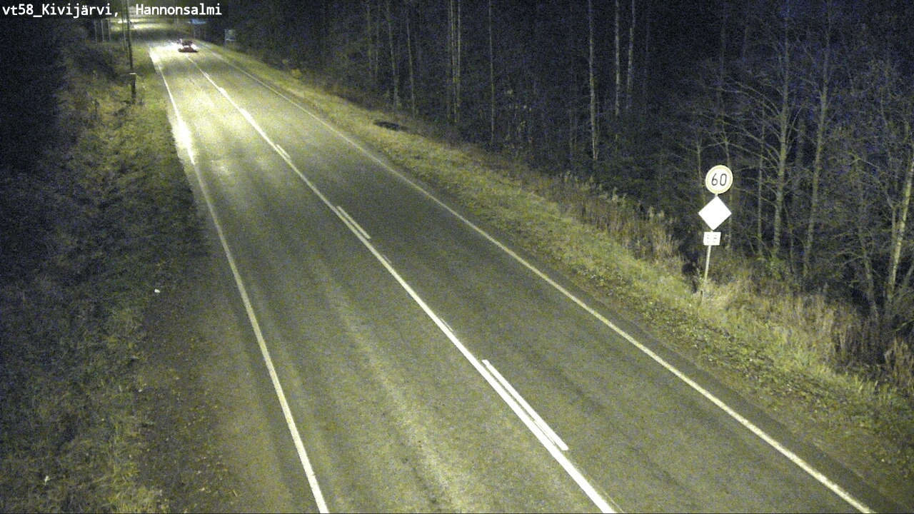 Kelikamerat Kuva Tie 58 Kivijärvi, Hannonsalmi, Kivijärvi, Keski-Suomi