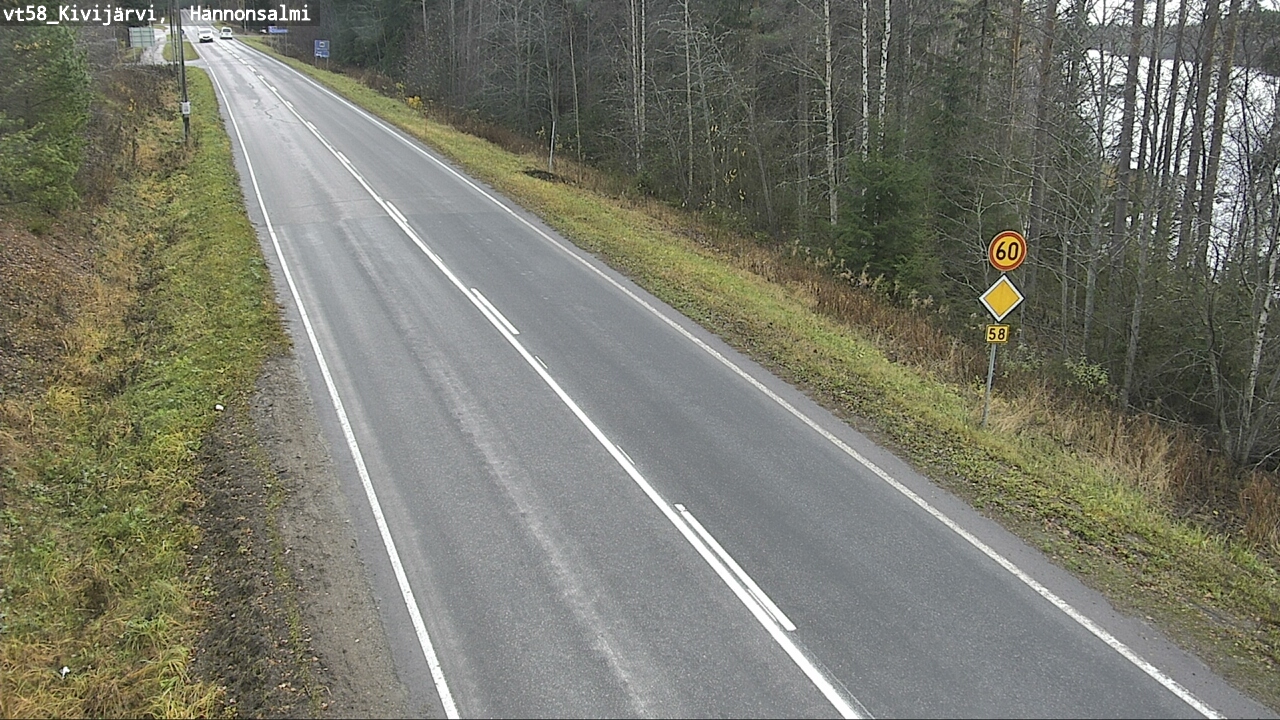 Kelikamerat Kuva Tie 58 Kivijärvi, Hannonsalmi, Kivijärvi, Keski-Suomi