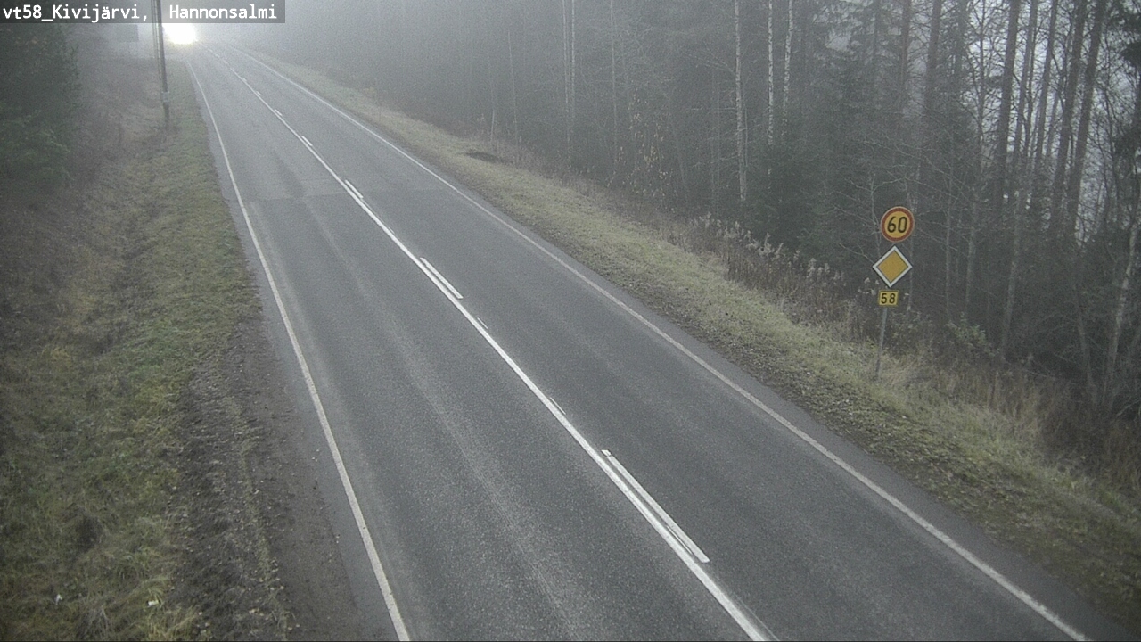 Kelikamerat Kuva Tie 58 Kivijärvi, Hannonsalmi, Kivijärvi, Keski-Suomi
