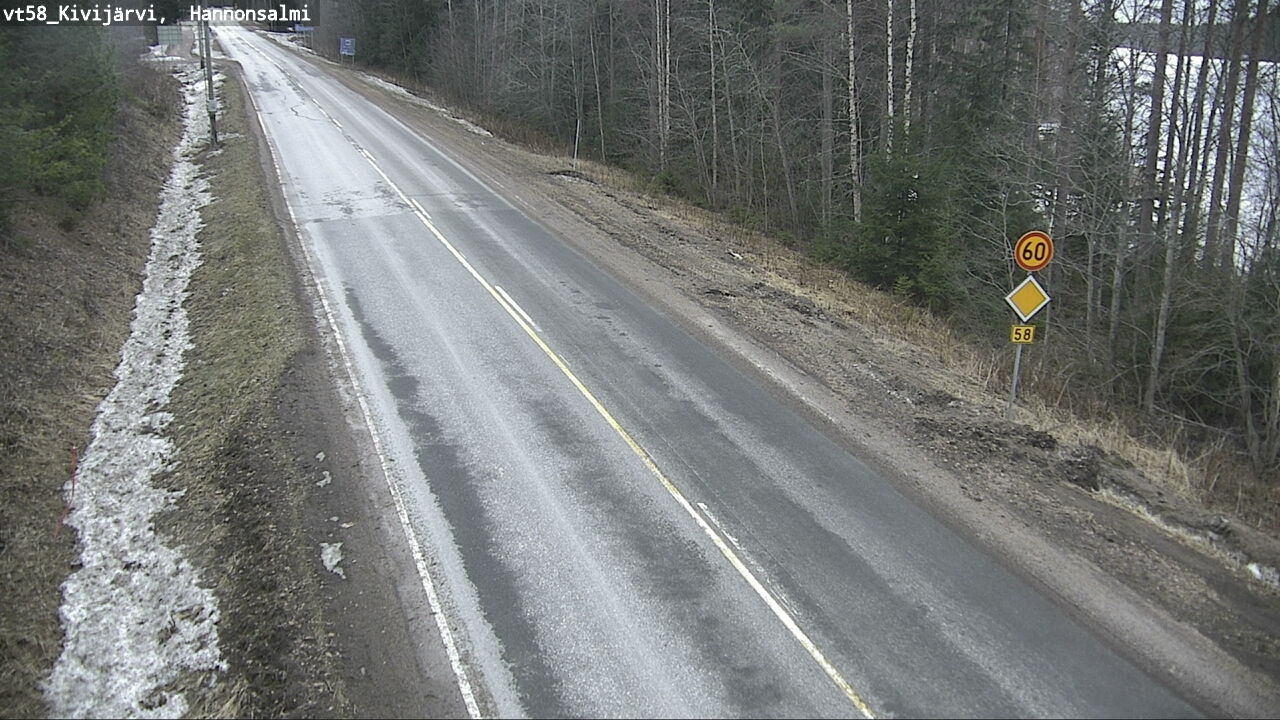 Kelikamerat Kuva Tie 58 Kivijärvi, Hannonsalmi, Kivijärvi, Keski-Suomi