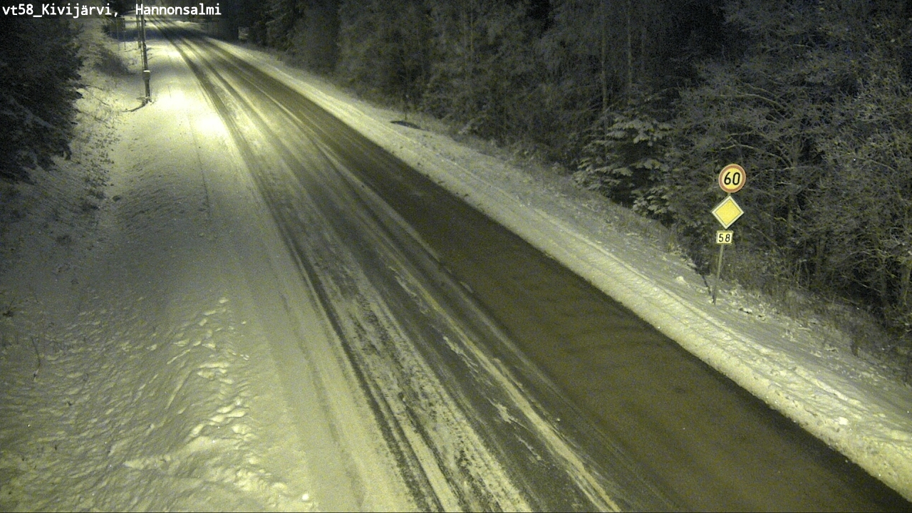 Kelikamerat Kuva Tie 58 Kivijärvi, Hannonsalmi, Kivijärvi, Keski-Suomi
