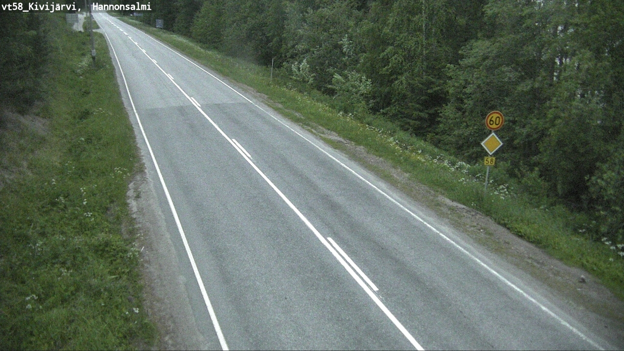 Kelikamerat Kuva Tie 58 Kivijärvi, Hannonsalmi, Kivijärvi, Keski-Suomi