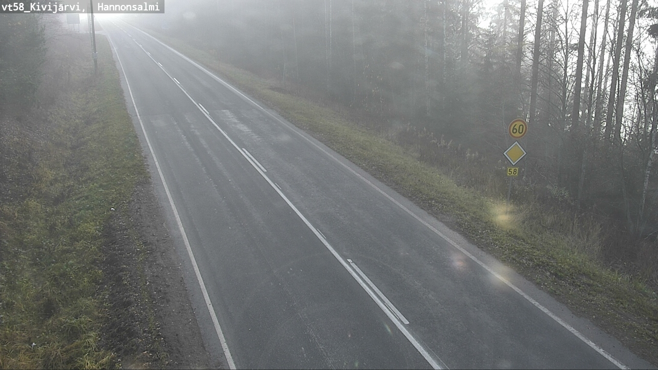 Kelikamerat Kuva Tie 58 Kivijärvi, Hannonsalmi, Kivijärvi, Keski-Suomi