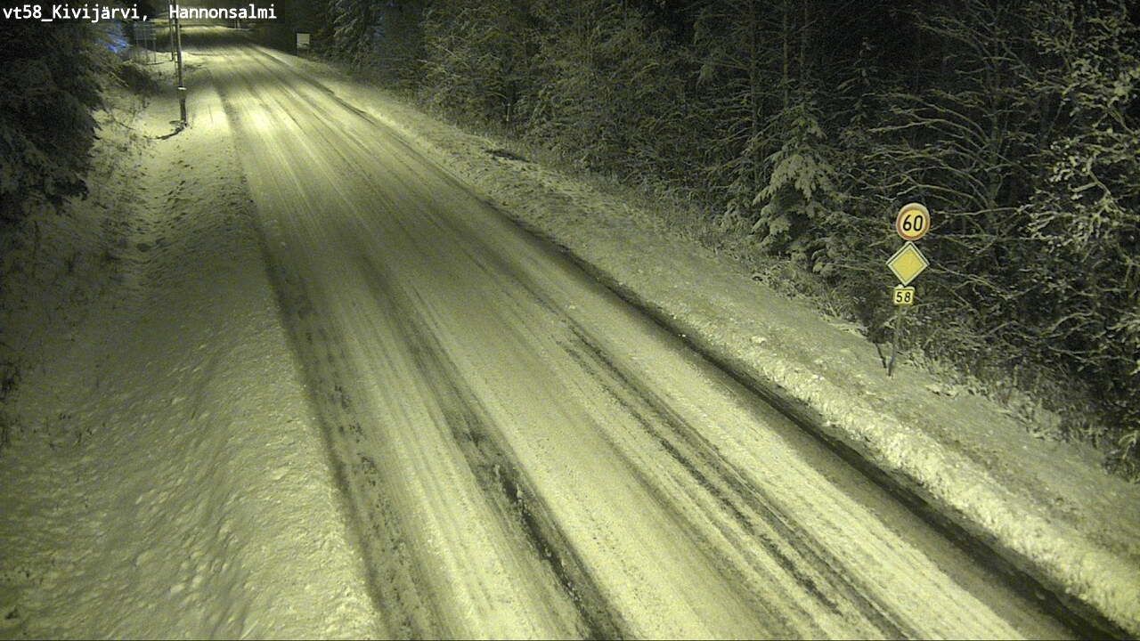 Kelikamerat Kuva Tie 58 Kivijärvi, Hannonsalmi, Kivijärvi, Keski-Suomi