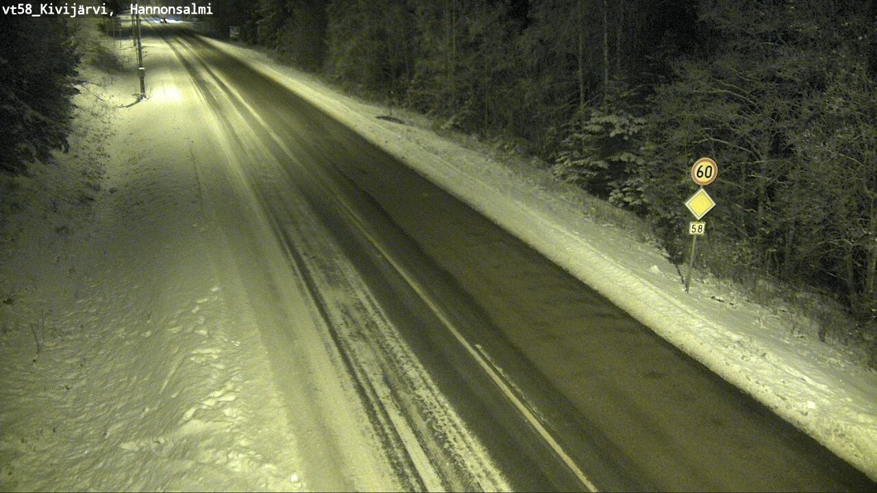 Kelikamerat Kuva Tie 58 Kivijärvi, Hannonsalmi, Kivijärvi, Keski-Suomi