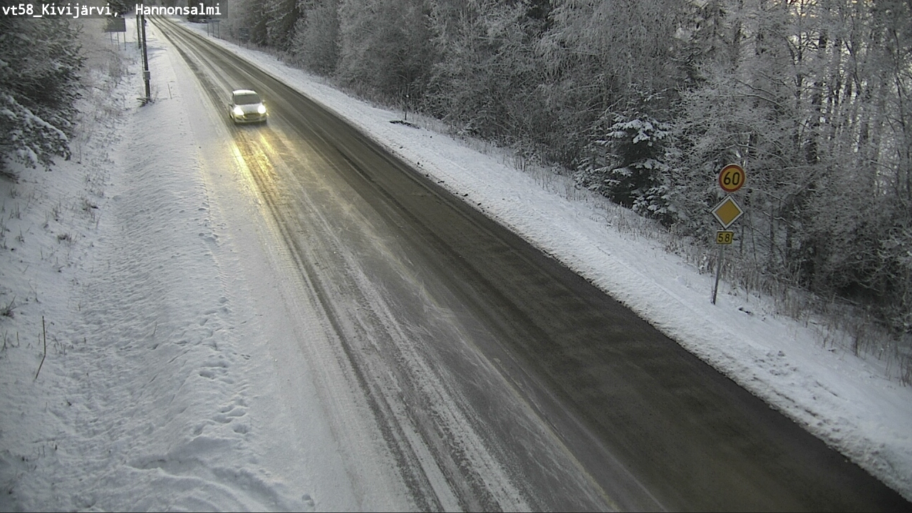 Kelikamerat Kuva Tie 58 Kivijärvi, Hannonsalmi, Kivijärvi, Keski-Suomi