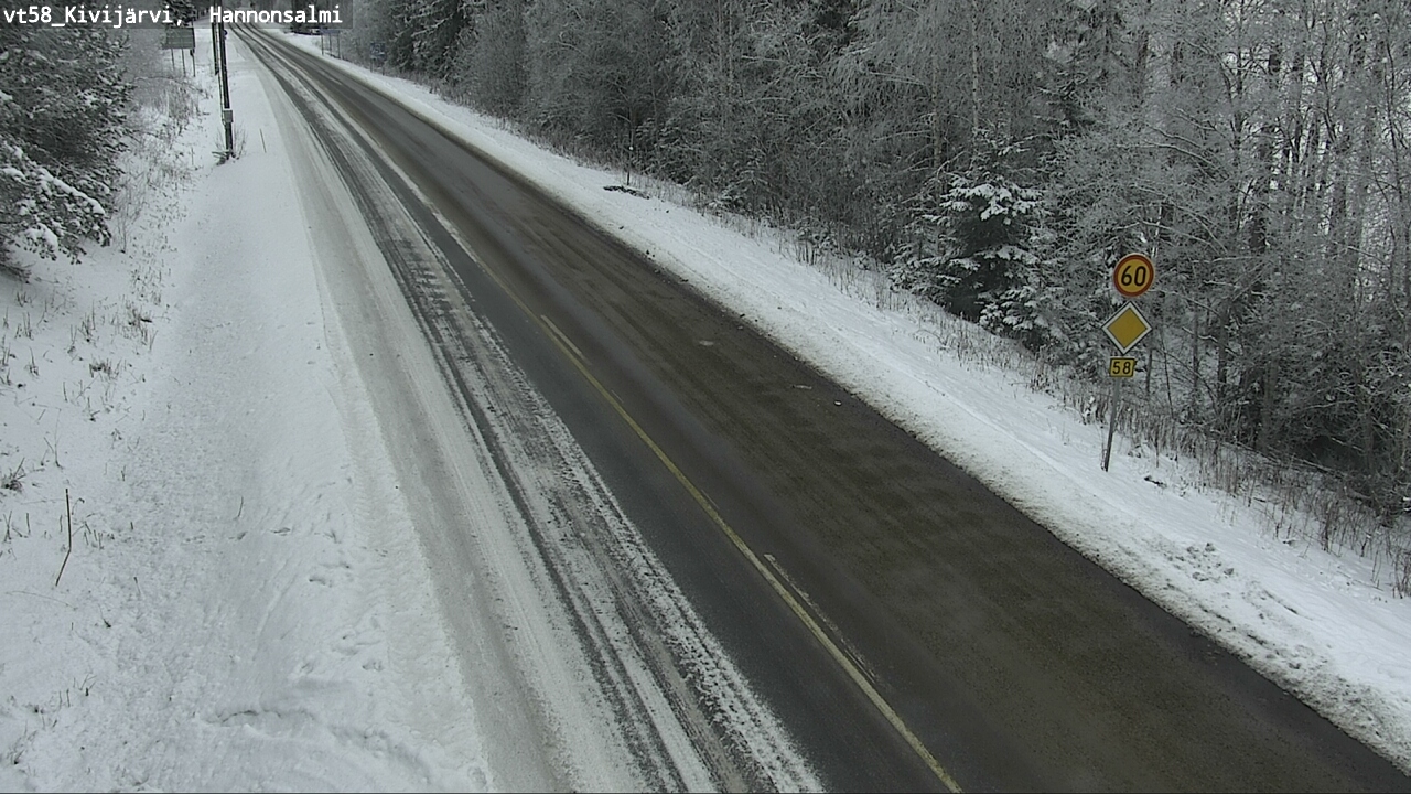 Kelikamerat Kuva Tie 58 Kivijärvi, Hannonsalmi, Kivijärvi, Keski-Suomi