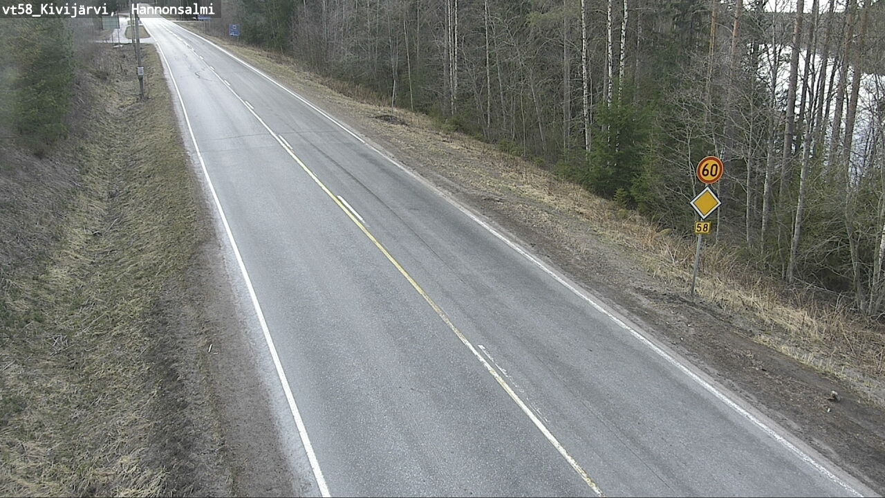 Kelikamerat Kuva Tie 58 Kivijärvi, Hannonsalmi, Kivijärvi, Keski-Suomi