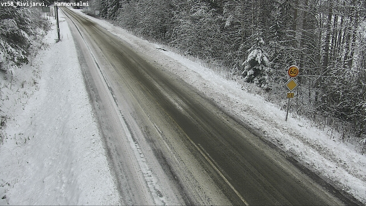 Kelikamerat Kuva Tie 58 Kivijärvi, Hannonsalmi, Kivijärvi, Keski-Suomi