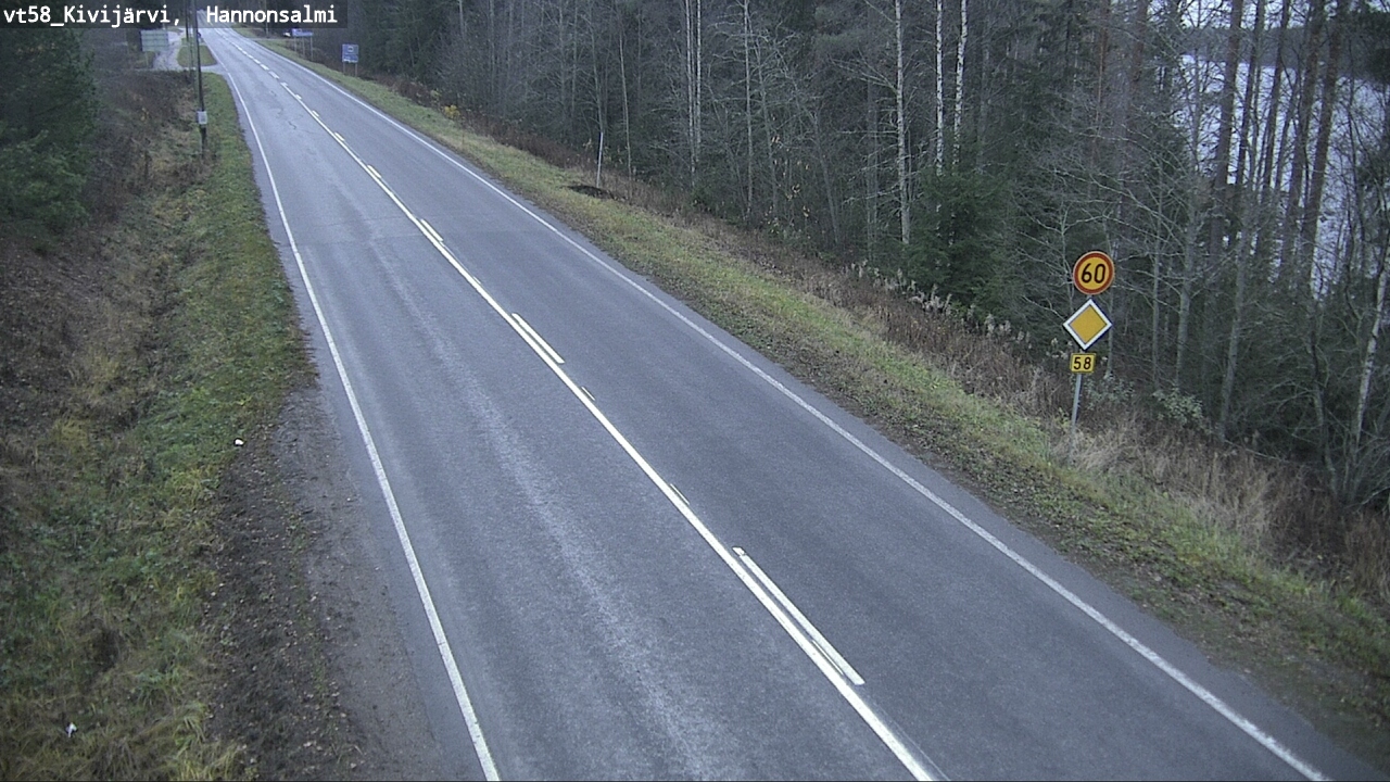 Kelikamerat Kuva Tie 58 Kivijärvi, Hannonsalmi, Kivijärvi, Keski-Suomi