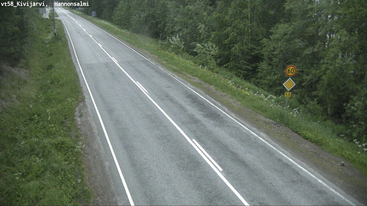 Kelikamerat Kuva Tie 58 Kivijärvi, Hannonsalmi, Kivijärvi, Keski-Suomi
