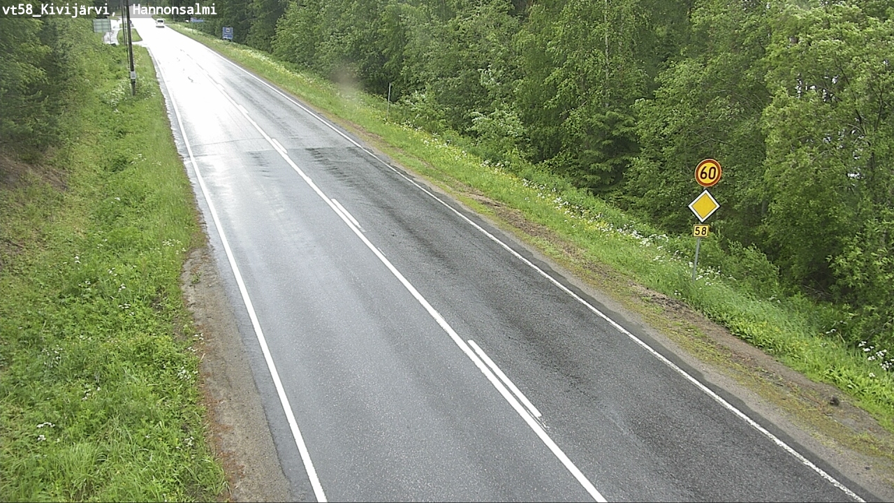Kelikamerat Kuva Tie 58 Kivijärvi, Hannonsalmi, Kivijärvi, Keski-Suomi